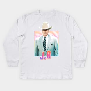 J.R - Dallas Kids Long Sleeve T-Shirt